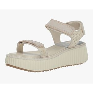 Dolce Vita Sandals Open Toe Ivory Summer Sporty Platform Size 9.5